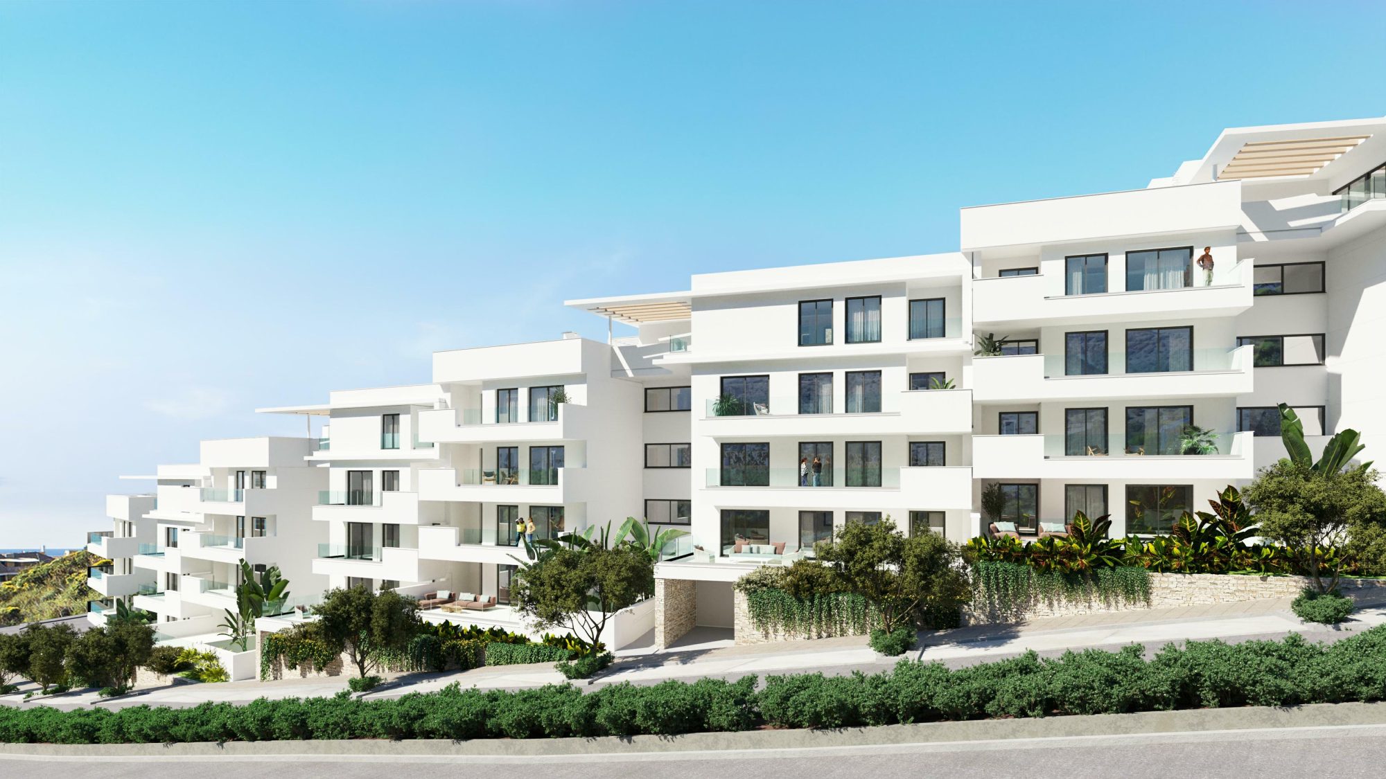 Middel Views III 40 multi-family homes in Fuengirola