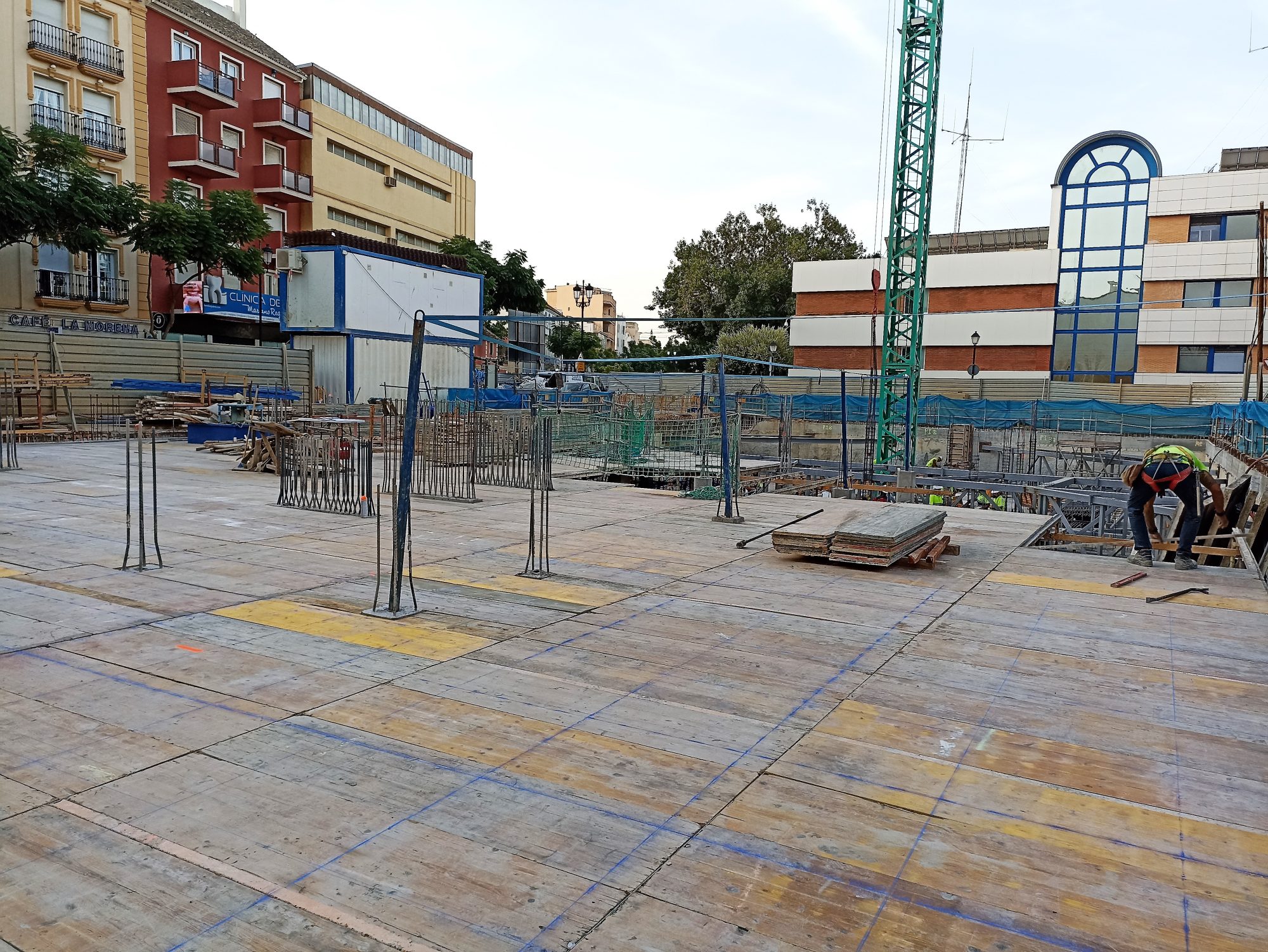 Construction progress of “Edificio España”  