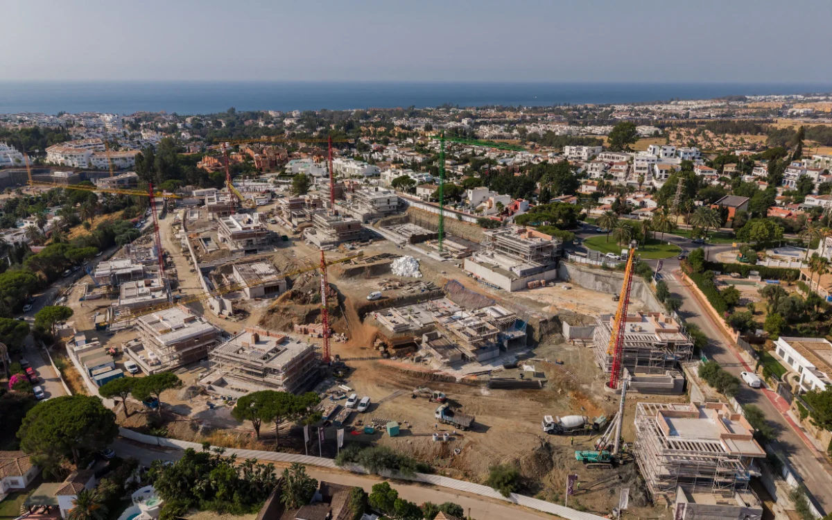 Avance de obras en 26 Villas “The Avenue”, Nueva Andalucía (Marbella)