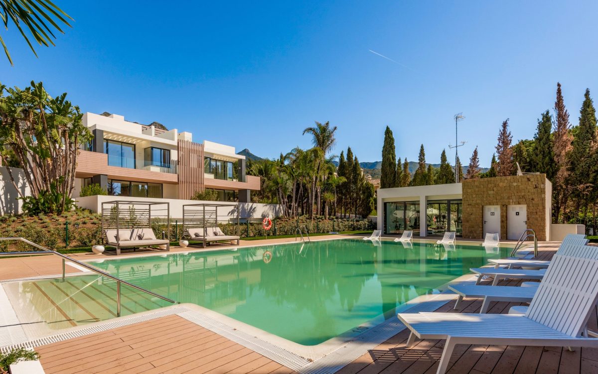 Construcción de Le Blanc un exclusivo complejo residencial en Marbella